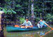 Rainforest Costa Rica: Canoeing on lagoons